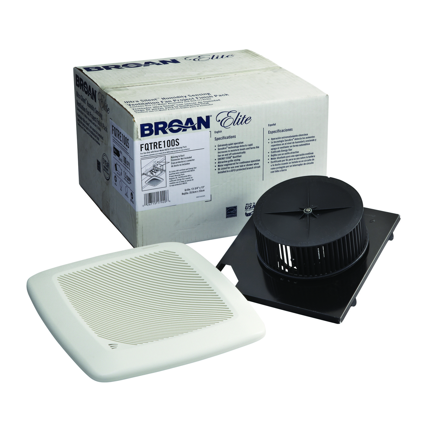 Broan Range Vent Hood Model FQTRE100S Parts & Repair Help Repair Clinic